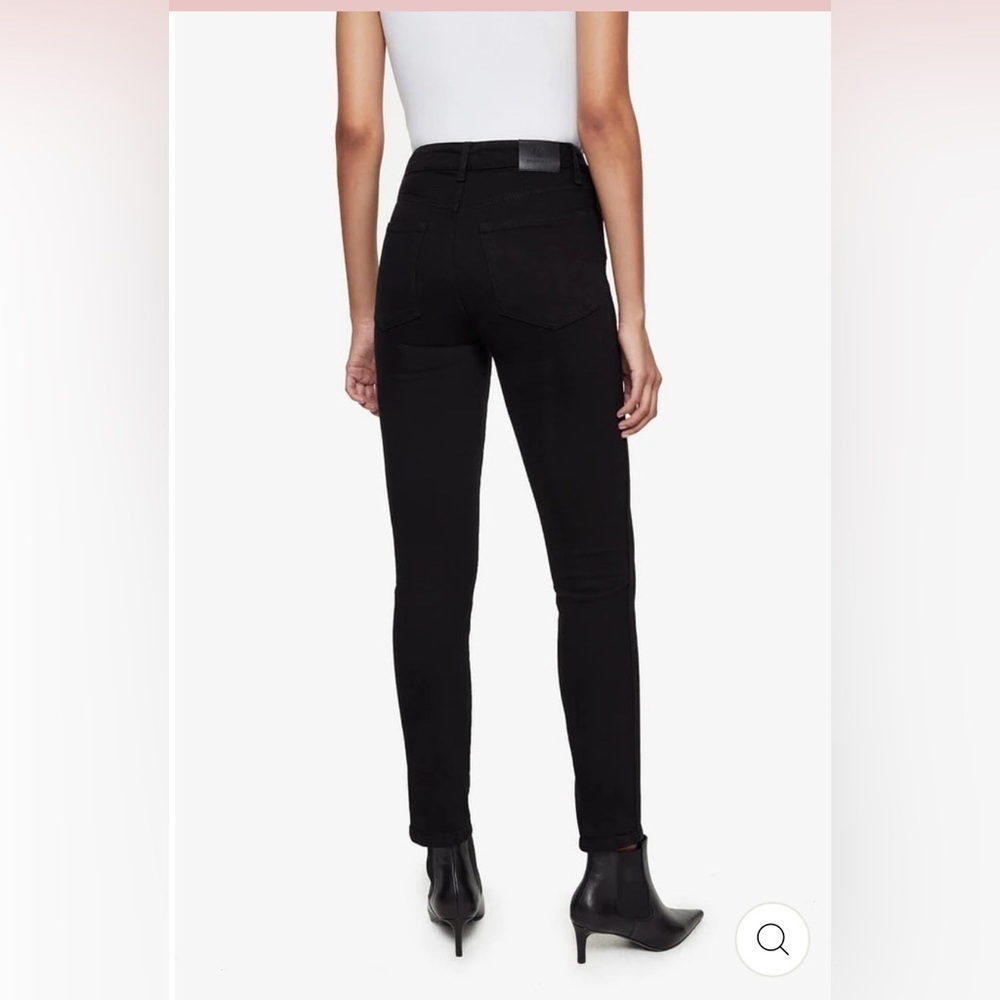 Anine Bing - Jagger High Rise Skinny Over Dye Black - Picture 3 of 5